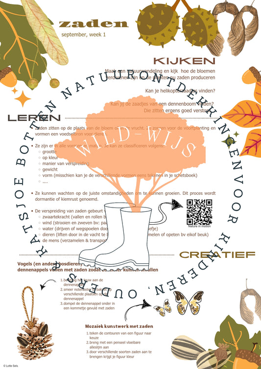 Wild.Wijs: Zaden, september week 1